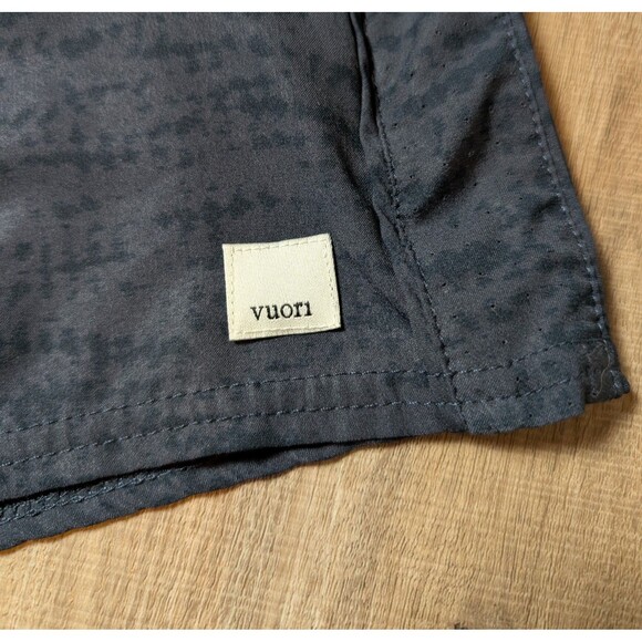 Vuori Size S Dash Shorts Black Camo Running High Rise Stretch Pockets Athleisure - Picture 4 of 9